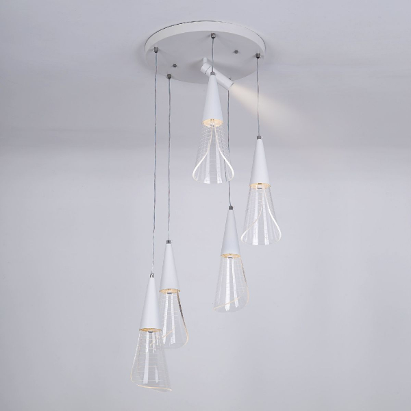 Каскадная люстра LED4U L7106-6 WТ Каскадная люстра LED4U L7106-6 WТ