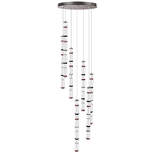 Каскадная люстра Odeon Light L-Vision Collier 5456/210L