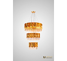 Каскадная люстра AM Group Roberto Cavalli L800-600-400