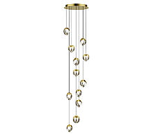 Каскадная люстра Delight Collection MD24001033-12A gold/clear