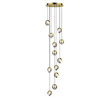Каскадная люстра Delight Collection MD24001033-12A gold/clear