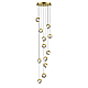 Каскадная люстра Delight Collection MD24001033-12A gold/clear