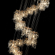 Каскадная люстра Modelux ML.6555.25 GD