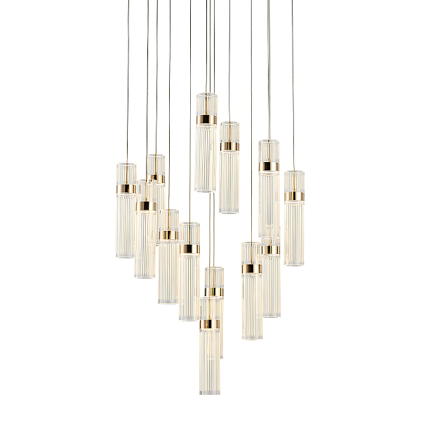 Каскадная люстра Delight Collection OM2367-F13 french gold