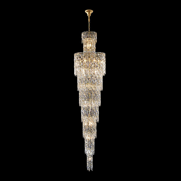 Каскадная люстра Crystal Lux ABRIL SP28 GOLD