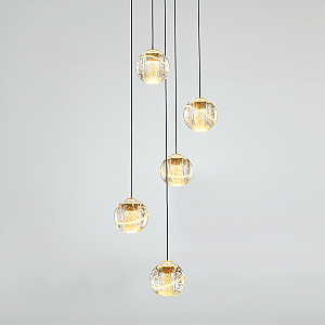 Каскадная люстра DeLight Collection MD22001052-5A gold