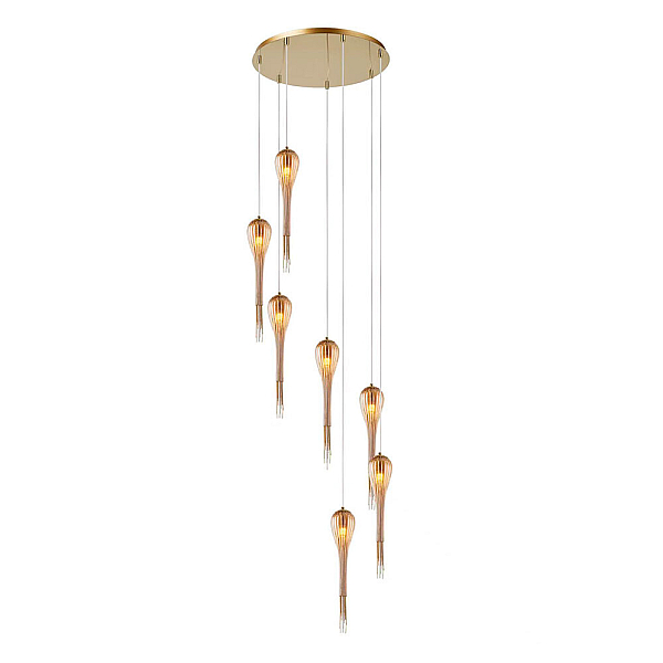Каскадная люстра Arte Lamp Waterfall A1577SP-7GO
