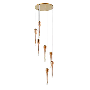Каскадная люстра Arte Lamp Waterfall A1577SP-7GO