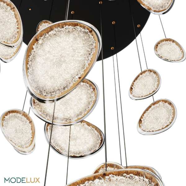 Каскадная люстра Modestyle MS.2326.25 BK Каскадная люстра Modestyle MS.2326.25 BK