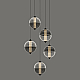 Каскадная люстра Delight Collection MD24022079-5A black/smoky