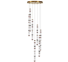 Каскадная люстра Odeon Light L-Vision Collier 5455/210L
