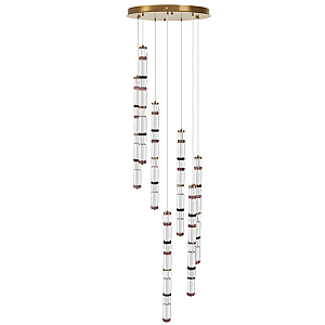 Каскадная люстра Odeon Light L-Vision Collier 5455/210L