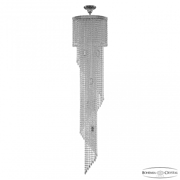Каскадная люстра Bohemia Ivele Crystal 83113/35IV-150 Ni