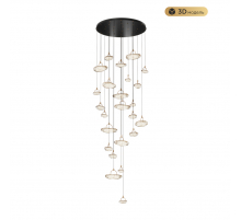 Каскадная люстра Modestyle MS.2326.25 BK