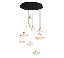 Каскадная люстра Delight Collection MT9125-9H french gold