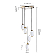 Каскадная люстра DeLight Collection Celestial MT8848-5H brass