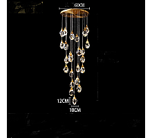 Каскадная люстра ImperiumLoft Cristel One 193597-26