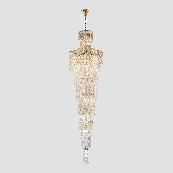 Каскадная люстра Crystal Lux ABRIL SP28 GOLD