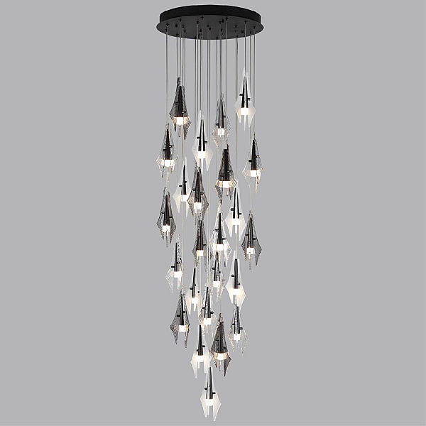 Каскадная светодиодная люстра Odeon Light Exclusive L-Vision Afalina 5442/137L