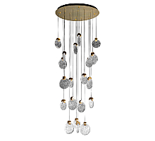 Каскадная люстра Garda Decor Rondo 162FL-61502