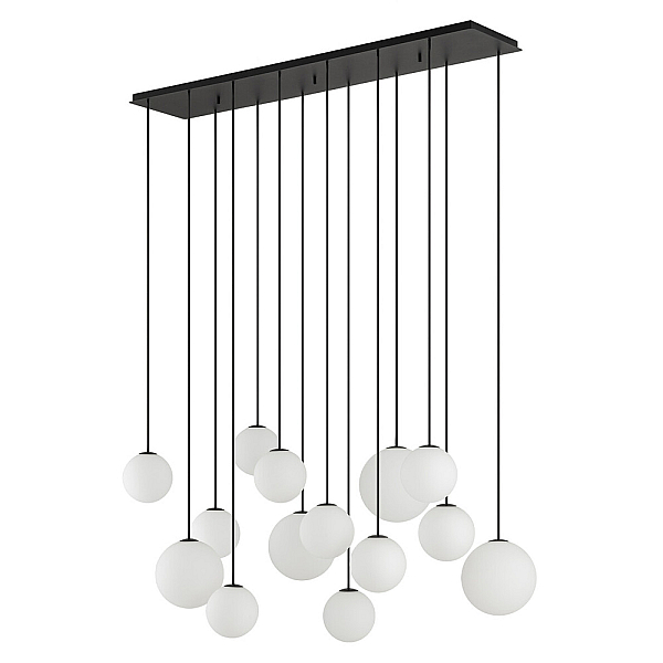 Каскадная люстра Nowodvorski Snowball XIV Black 11408