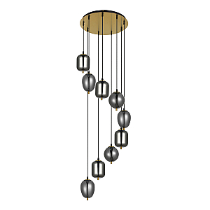 Каскадная люстра Arte Lamp Freddie A2231SP-9PB
