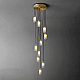 Каскадная люстра DeLight Collection Sorno MT9056-10H brass