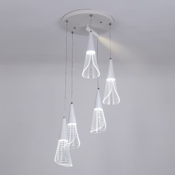 Каскадная люстра LED4U L7106-6 WТ Каскадная люстра LED4U L7106-6 WТ