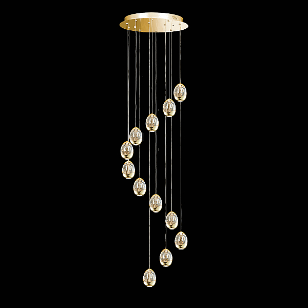 Каскадная люстра Delight Collection Terrene MD13003023-12A gold