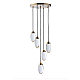 Каскадная люстра DeLight Collection Celestial MT8848-5H brass
