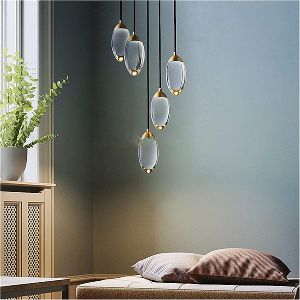 Каскадная люстра DeLight Collection Celestial MT8848-5H brass