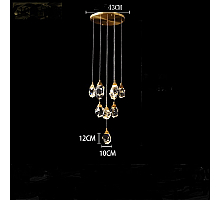 Каскадная люстра ImperiumLoft Cristel One 193599-26