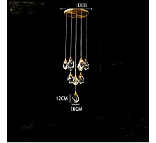 Каскадная люстра ImperiumLoft Cristel One 193599-26