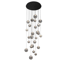 Каскадная люстра Modelux ML.2338.25 BK-CR