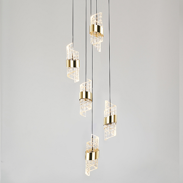 Каскадная люстра DeLight Collection MD23001022-5A gold