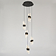 Каскадная люстра DeLight Collection MD23001022-5A matt black