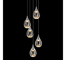 Каскадная люстра Delight Collection Stilla MD24001004-5A chrome/clear