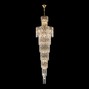 Каскадная люстра Crystal Lux ABRIL SP28 GOLD