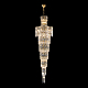 Каскадная люстра Crystal Lux ABRIL SP28 GOLD
