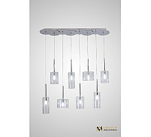 Каскадная люстра AM Group AM355-8CLEAR