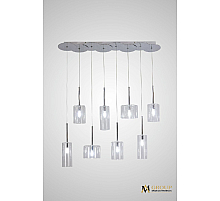 Каскадная люстра AM Group AM355-8CLEAR