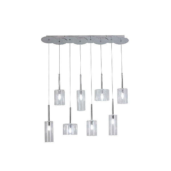Каскадная люстра AM Group AM355-8CLEAR