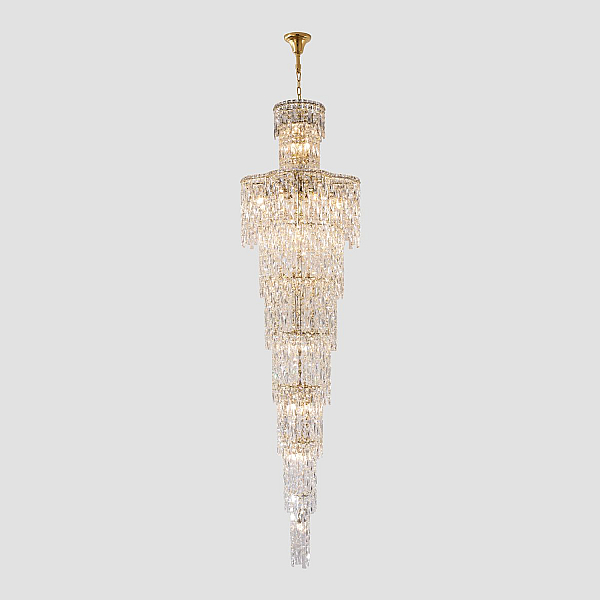 Каскадная люстра Crystal Lux ABRIL SP28 GOLD