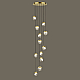 Каскадная люстра Delight Collection MD24001033-12A gold/clear