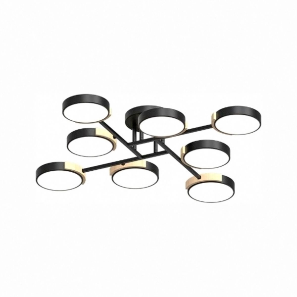 Потолочная люстра LED4U L3212-840 BK Потолочная люстра LED4U L3212-840 BK
