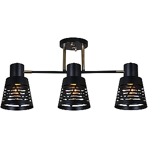 Потолочная люстра Reluce 06074-3.3-03 BK+FG