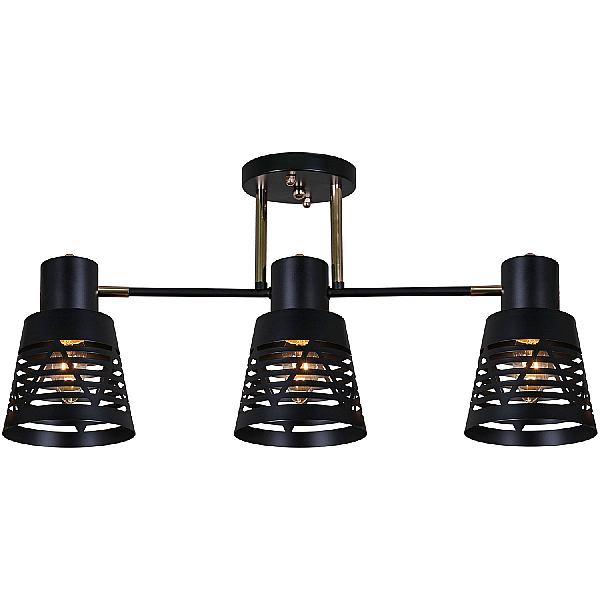 Люстра Reluce 06074-3.3-03 BK+FG