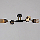Потолочная люстра Reluce 48460-0.3-04 BK+COPPER