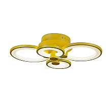 Потолочная светодиодная люстра iLedex Ring A001/4 Yellow