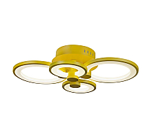 Потолочная светодиодная люстра iLedex Ring A001/4 Yellow